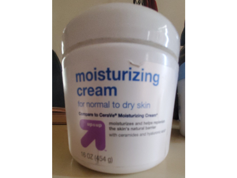 Up & Up Moisturizing Cream, Normal To Dry Skin, 16 oz/454 g