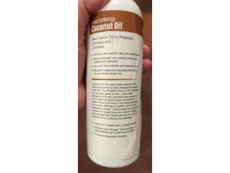 Natural Riches Fractionated Coconut Oil, 16 fl oz/473 mL