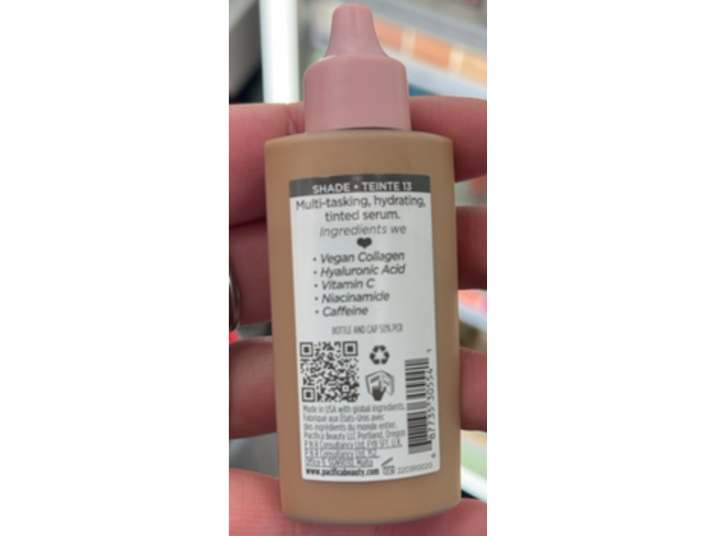 Pacifica Beauty Kind Tinted Serum, 13, 1 fl oz/29 mL