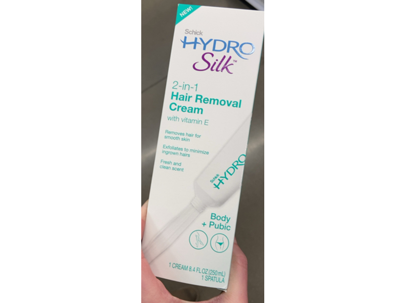 Schick Hydro Silk Hair Removal Cream, Vitamin E, 8.4 fl oz/250 mL