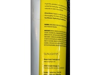 Sunlights Keratin + Sunflower Cleaning Shampoo, 12 fl oz/355 mL - thumbnail 3