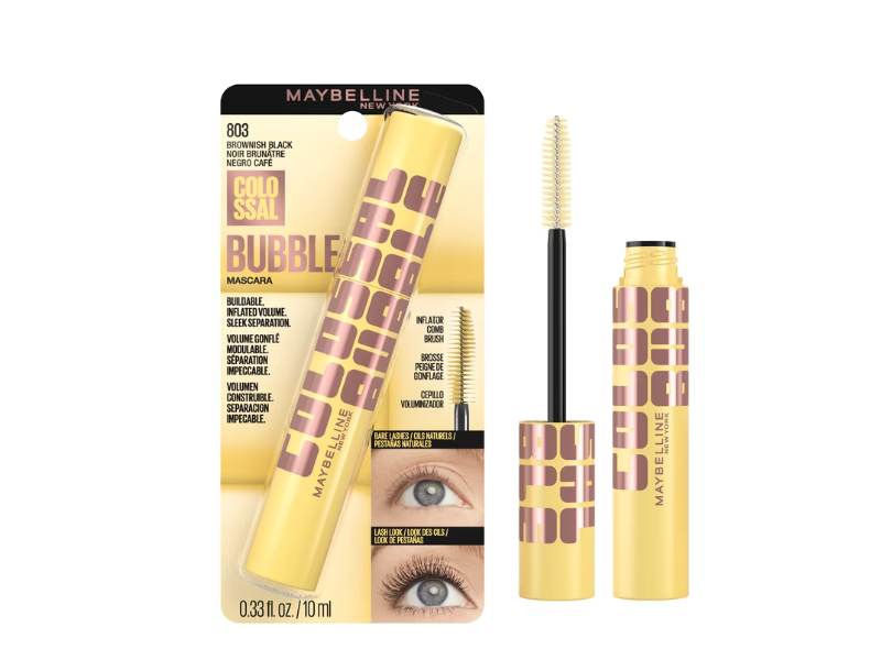 Maybelline Colossal Bubble Mascara, 803 Brownish Black, 0.33 fl oz/10 mL