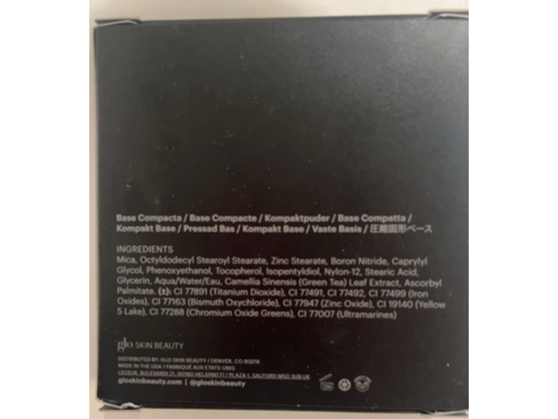 Glo Skin Beauty Pressed Base, Honey Medium, 0.31 oz/9 g