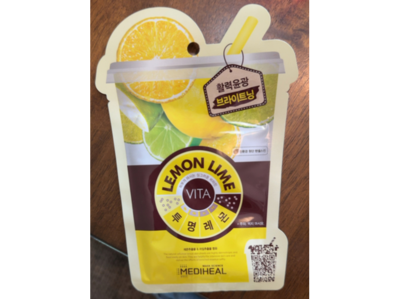 Mediheal Vita Mask, Lemon Lime