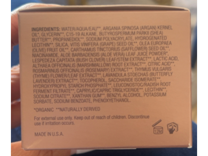 Josie Maran Intense Hydration Night Cream, Argan Milk, 1.7 fl oz/50 mL