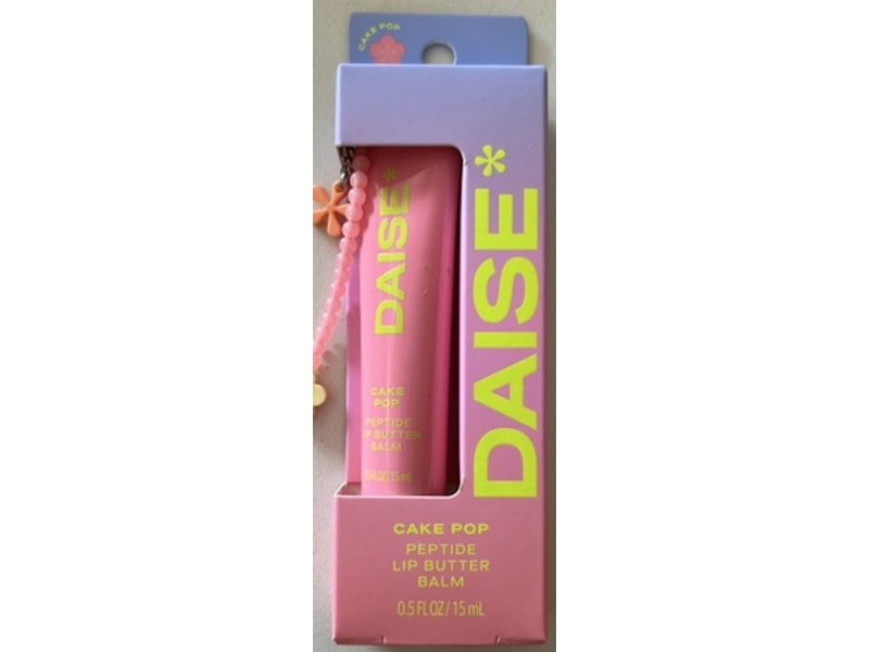 Daise Peptide Lip Butter Balm, Cake Pop, 0.5 fl oz/15 mL