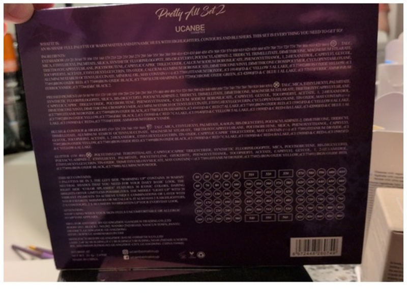 Uncanbe Cosmetics Pretty All Set Eyeshadow Palette, 2, 81.4 g