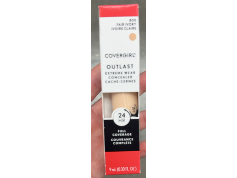 Covergirl Outlast Extreme Wear Concealer, Fair Ivory 800, 0.30 fl oz/9 mL