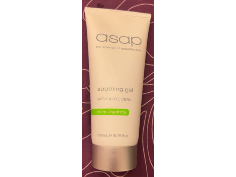 Asap Soothing Gel, Aloa Vera, 6.76 fl oz/200 mL