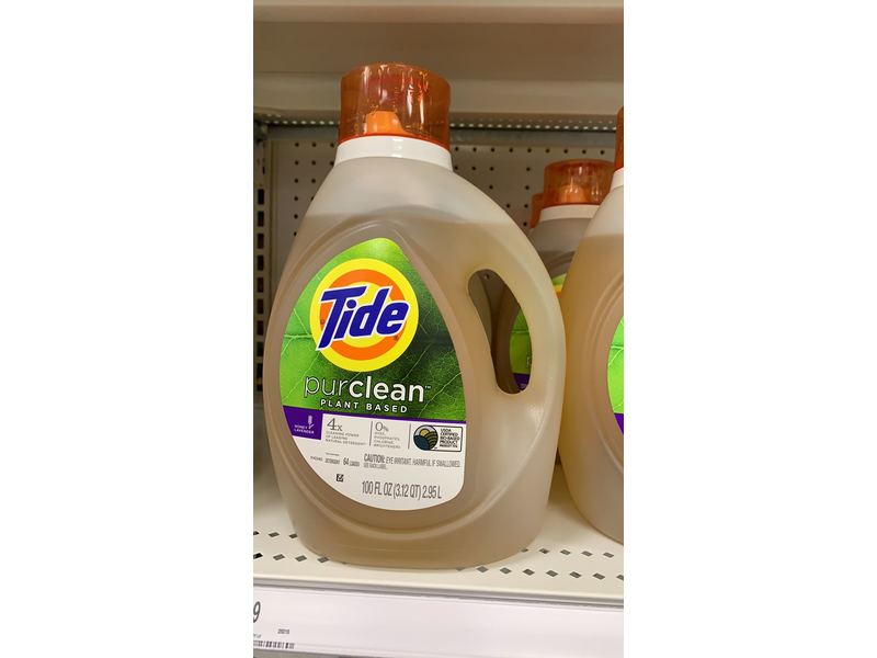 Tide Purclean Laundry Detergent,100 fl oz 2.95 L