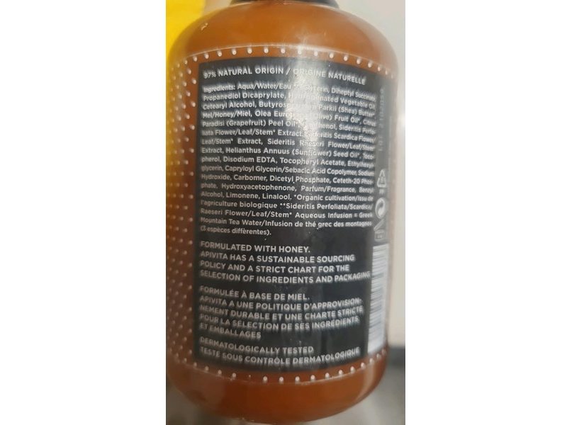 Apivita Hand & Body Lotion, Grape & Honey, 10.1 fl oz/300 mL