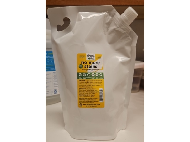 Organic Chix No More Stains All-Purpose Stain Remover, 32 fl oz/946 mL