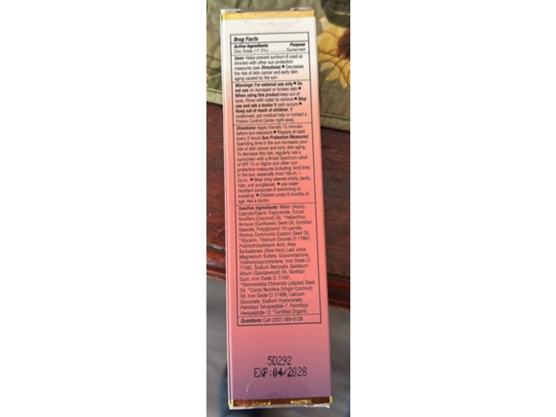 Rejuva Minerals Tinted Daily Wear Face Protection, Fair-Light, SPF 16, 1.69 oz/50 mL