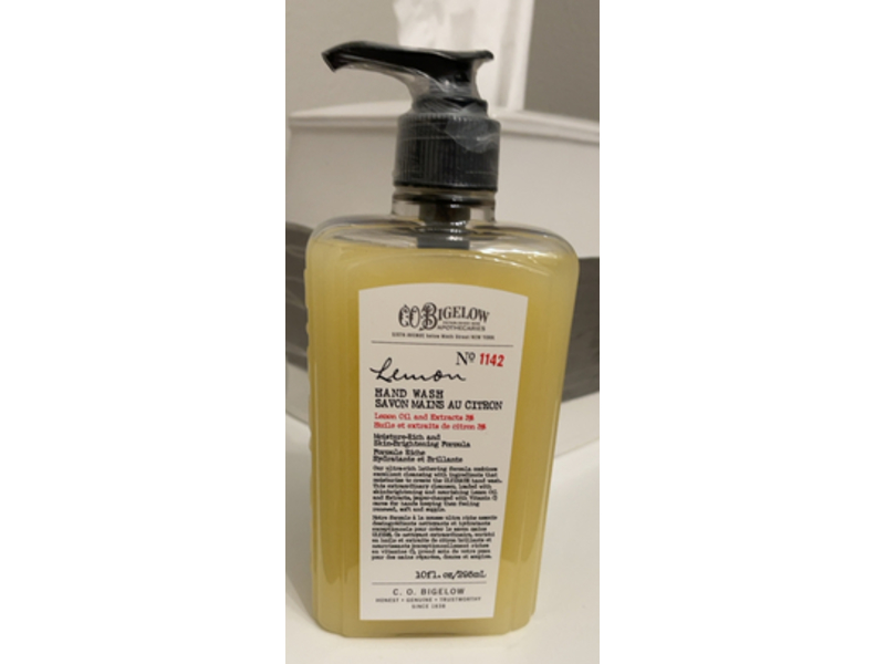 C.O. Bigelow Hand Wash, Lemon, 10 fl oz/295 mL