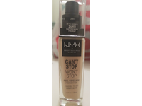 NYX Professional Makeup Can't Stop Won't Stop Full Coverage Foundation, Light, 1 fl oz/30 mL - thumbnail 2
