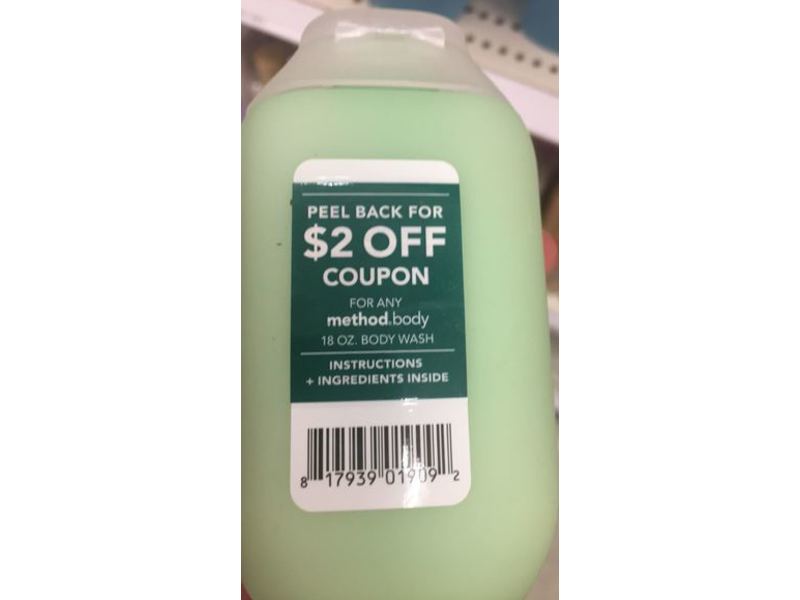 Method Deep Detox Body Wash, Cucumber, Seaweed & Green Tea, 3.4 fl oz/100 mL