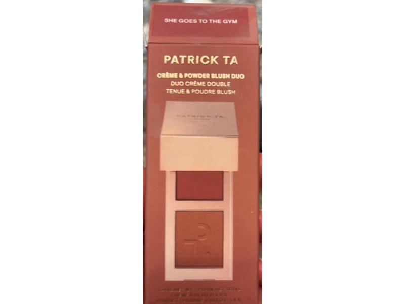 Patrick Ta Double-Take Mini Blush Duo, She Goes to the Gym, 0.25 oz