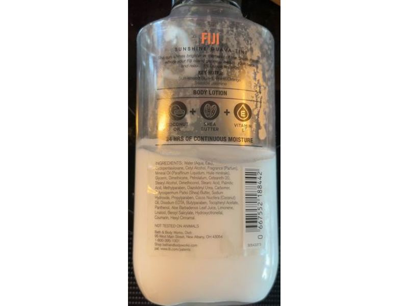 Bath & Body Works Body Lotion, Fiji Sunshine Guava-Tini, 8 fl oz/236 mL