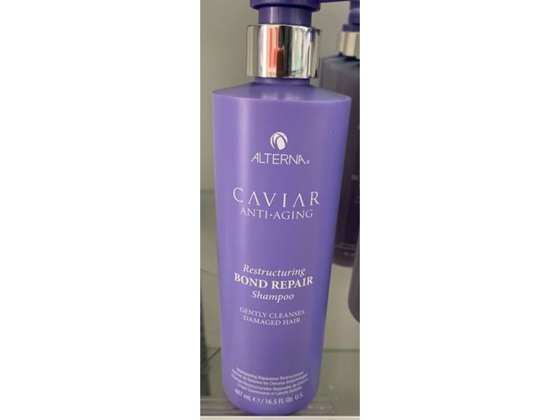Alterna Caviar Restructuring Bond Repair Shampoo, Anti-Aging, 16.5 fl oz/487 mL