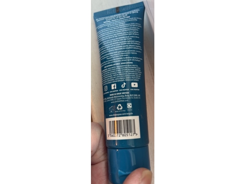 Dr. Pawpaw Age Renewal Nourishing Hand Cream, Orange & Mango Fragrance, 1.7 fl oz/50 mL