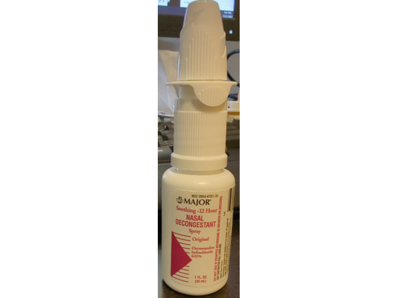 Major Nasal Decongestant Spray, Original, 1 fl oz/30 mL