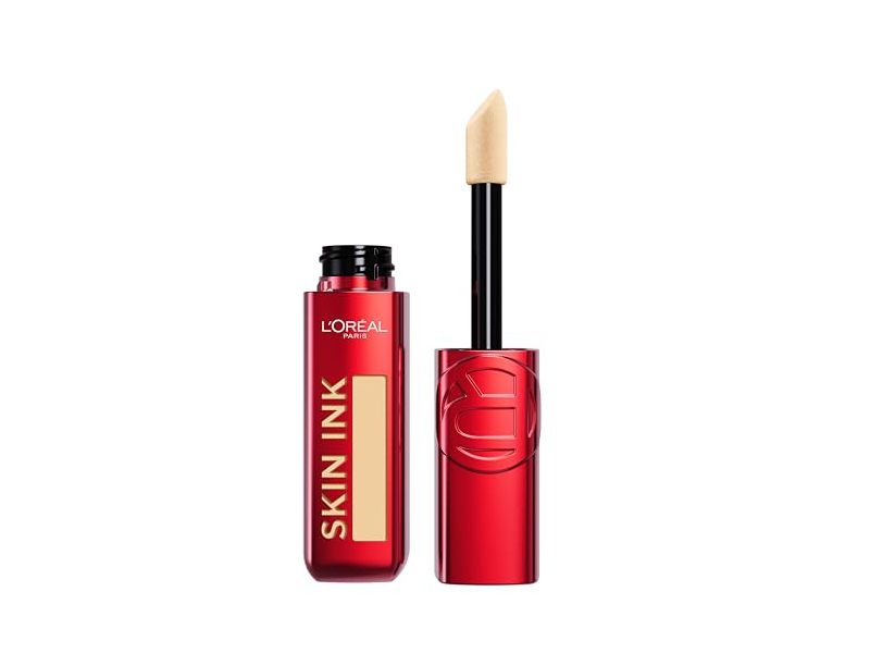 L'Oreal Paris Infallible Skin Ink 2-In-1 Foundation Concealer, 130 Medium Cool, 0.5 fl oz/15 mL