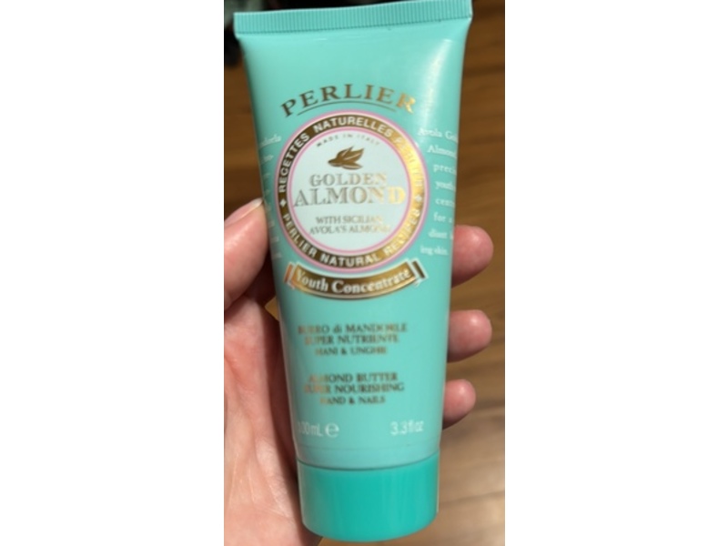 Perlier Hand & Nail Butter, Golden Almond, 3.3 fl oz/100 mL