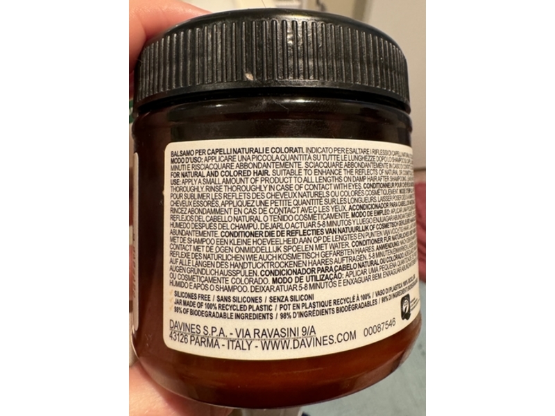 Davines Alchemic Conditioner, Golden, 8.80 oz/250 mL