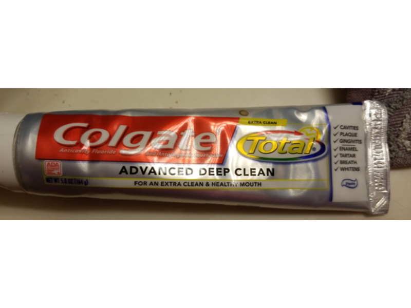 Colgate Total Advanced Deep Clean Toothpaste, 5.8 oz/164 g