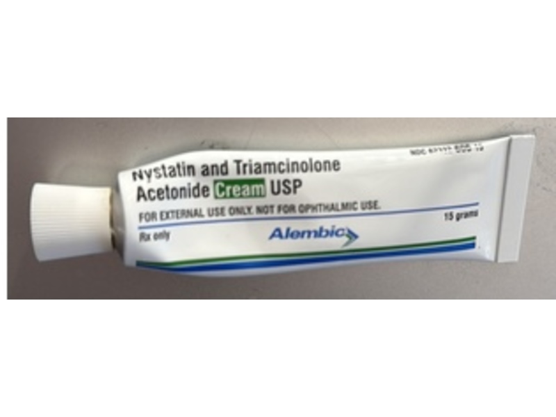 Nystatin and Triamcinolone Acetonide Cream, 15 g, Alembic (Rx)