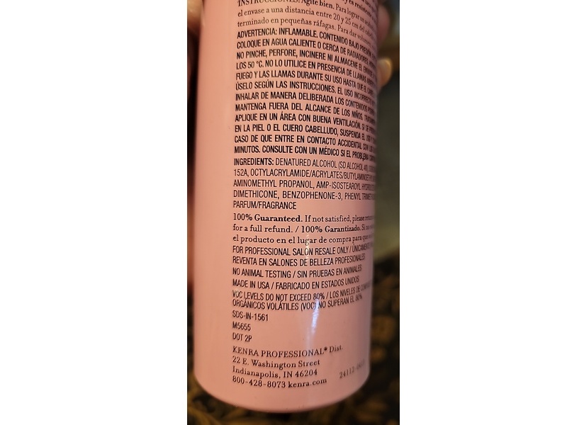 Kenra Super Hold Finishing Volume Spray, 25, 10 fl oz/283 g