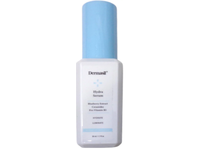 Dermasil Hydra Serum, Blueberry Extract + Ceramides + Pro-Vitamin B5, 1.7 fl oz/50 mL