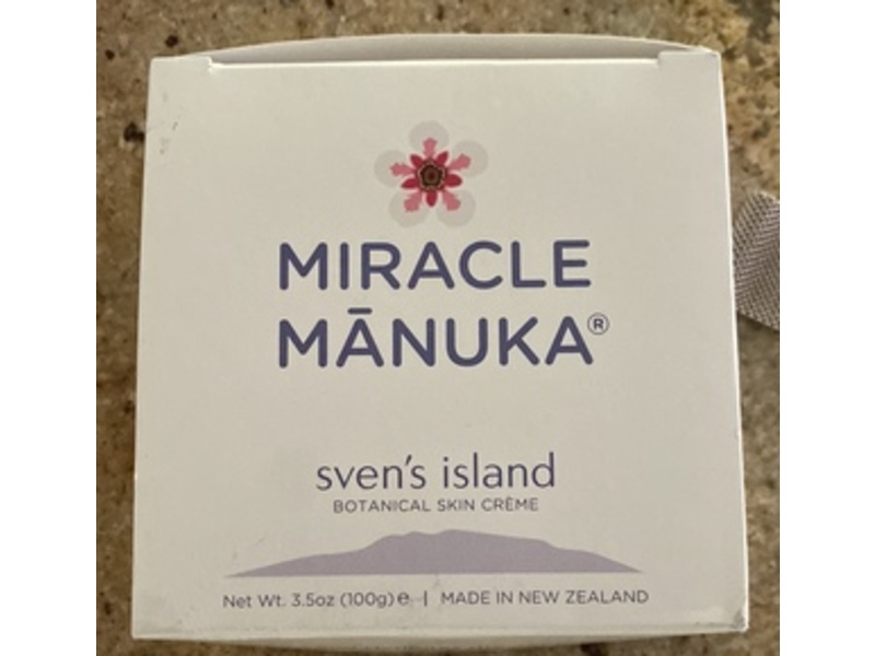 Sven's Island Miracle Manuka Creme, 3.5 oz/100 g