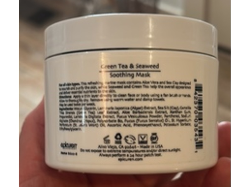 Epicuren Green Tea & Seaweed Soothing Mask, 8 fl oz/236 mL