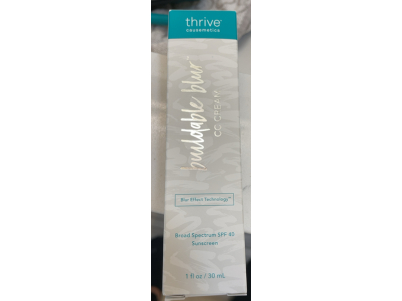Thrive Cosmetics Buildable Blur CC Cream, 240 Medium Tan, 1 fl oz/30 mL