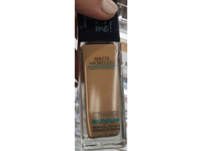 Maybelline Fit Me Matte + Poreless Foundation, 230 Natural Buff, 1 fl oz/30 mL
