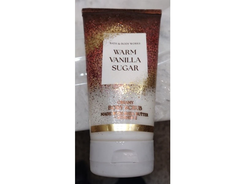 Bath & Body Works Warm Vanilla Sugar Body Scurb, Shea Butter & Vitamin E, 8 oz/226 g