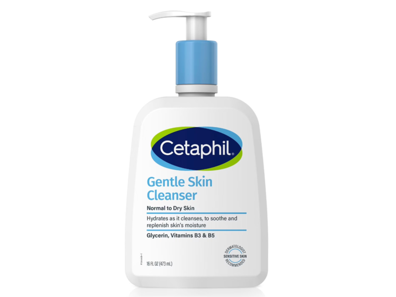 Cetaphil Gentle Skin Cleanser, Normal To Dry Skin, 16 fl oz/473 mL