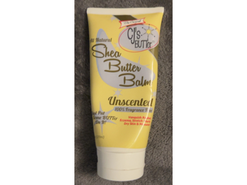 The Original CJ's All Natural Shea Butter Balm, Unscented, 177 mL
