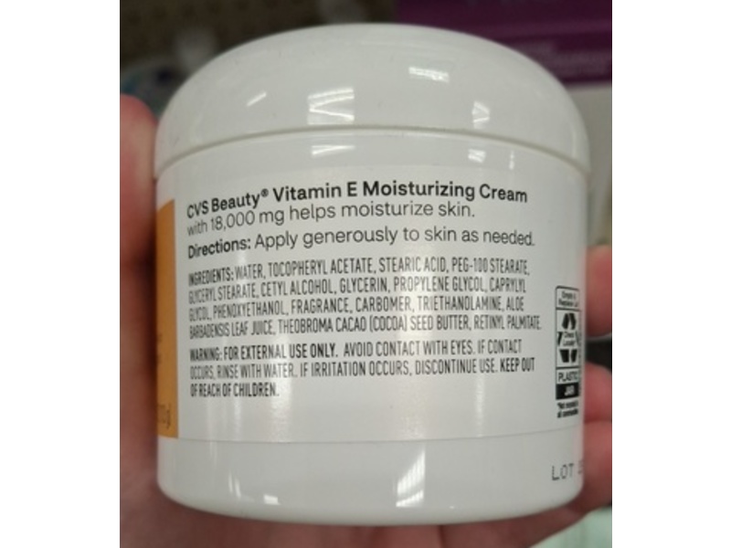 CVS Beauty Vitamin E Moisturizing Cream, 4 oz/113 g