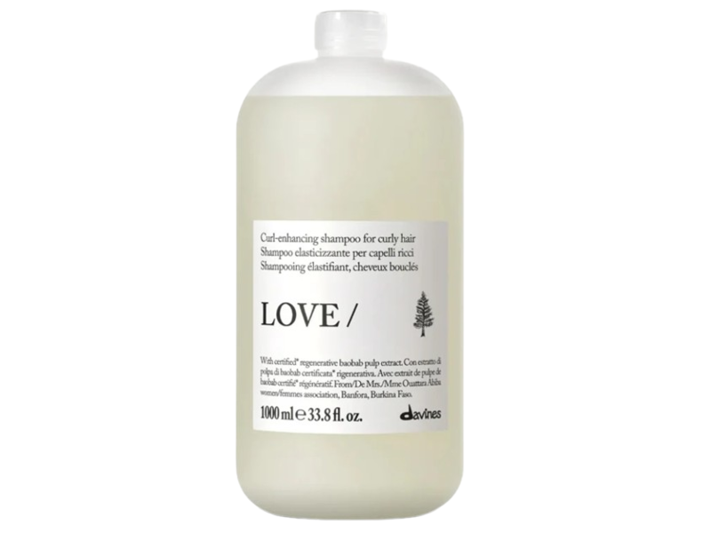 Davines LOVE Curl-Enhancing Shampoo, 33.8 fl oz/1000 mL
