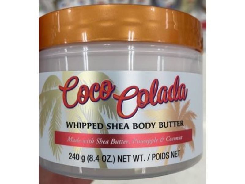 Tree Hut Coco Colada Whipped Shea Body Butter, Pineapple & Coconut, 8.4 oz/240 g
