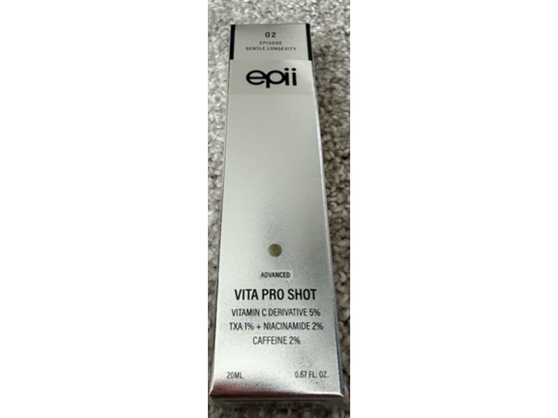 epii Vita Pro Shot Face And Eye Serum, Vitamin C Derivative 5%, TXA 1%+ Niacinamide 2% + Caffeine 2%, 0.67 fl oz/20 mL