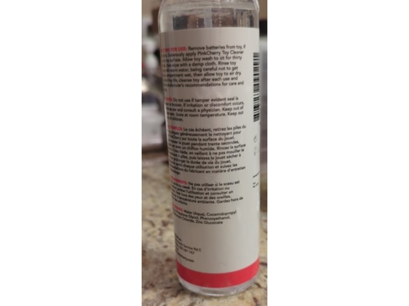 Pink Cherry Personal Toy Cleaner, Misting, 8 fl oz/236 mL