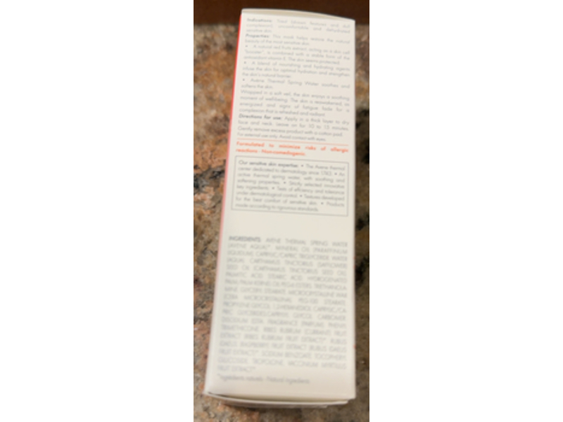 Avene Soothing Radiance Mask, 50 mL