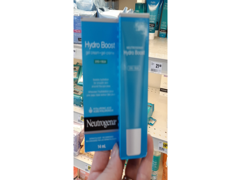 Neutrogena Hydro Boost Eye Gel-Cream, 0.5 fl oz/14 mL)