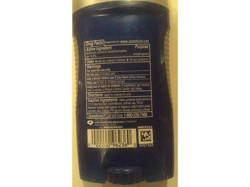 Speed Stick Gear Overtime Antiperspirant Deodorant, Relentless, 2.7 oz/76 g