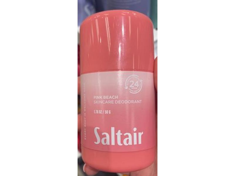 Saltair Skincare Deodorant, Pink Beach, 1.76 oz/50 g