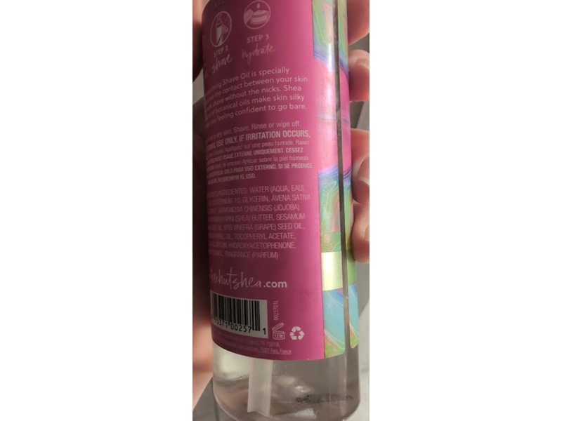 Tree Hut Bare Candy Cane Moisturizing Shave Oil, 7.7 fl oz/227 mL