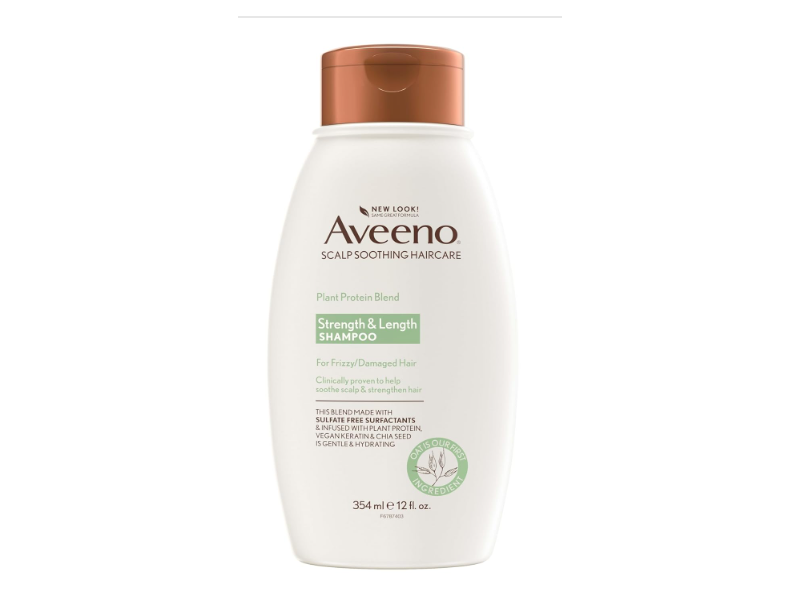 Aveeno Plant Protein Blend Shampoo, 12 fl oz/354 mL